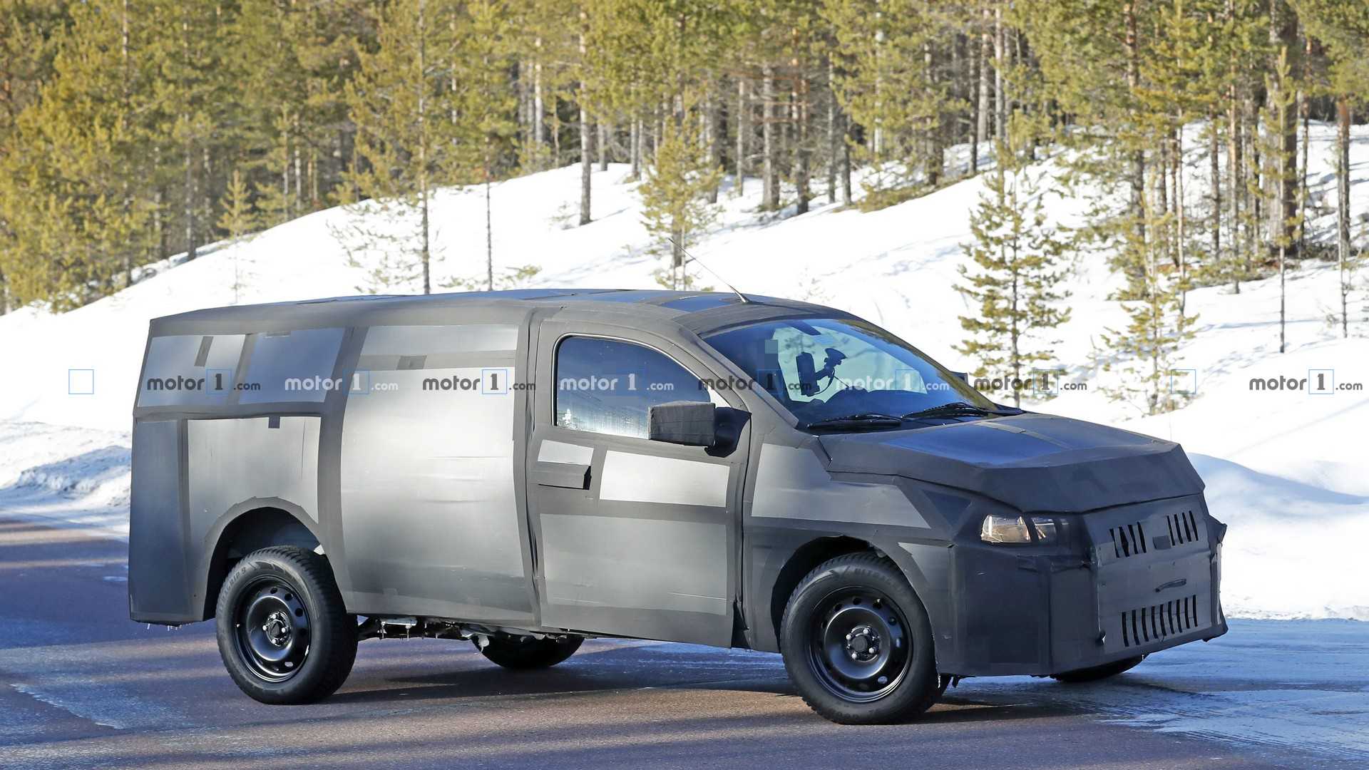 NOVO FIAT MOBI PICK-UP FLAGRADO DURANTE SEUS TESTES DE INVERNO NA ESCANDINÁVIA, foto 11