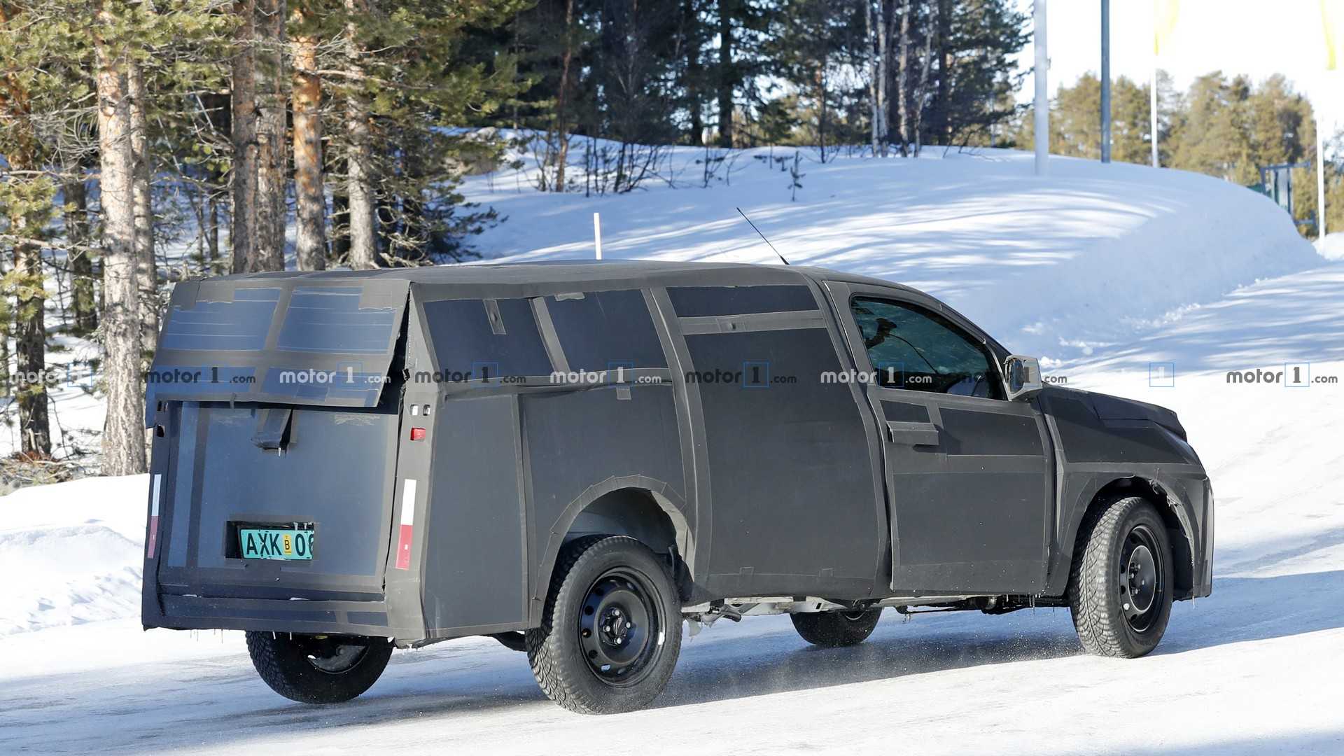 NOVO FIAT MOBI PICK-UP FLAGRADO DURANTE SEUS TESTES DE INVERNO NA ESCANDINÁVIA, foto 15