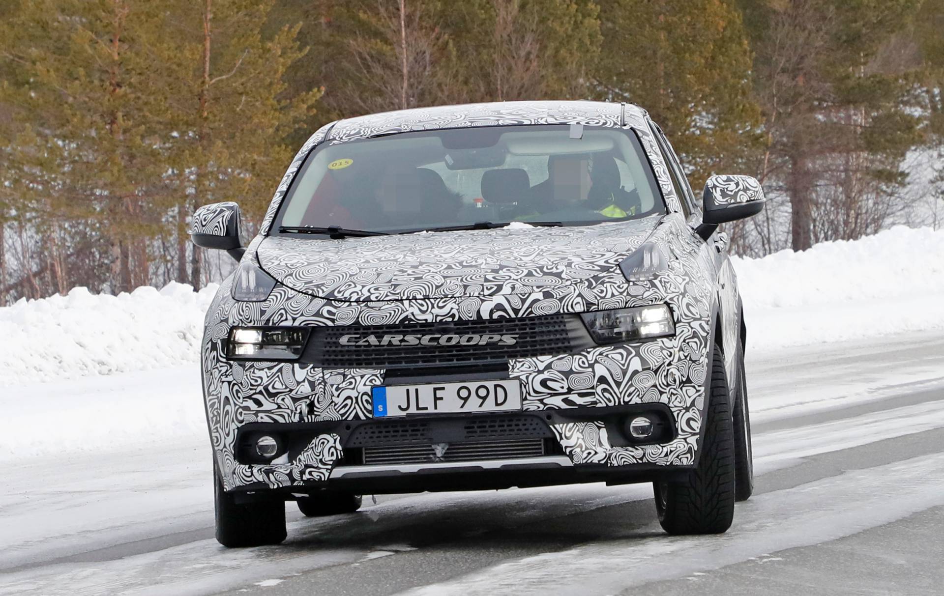 SURGEM AS PRIMEIRAS IMAGENS DO NOVO LYNK & CO 01 DE 7 LUGARES EM TESTES DE INVERNO, foto 1