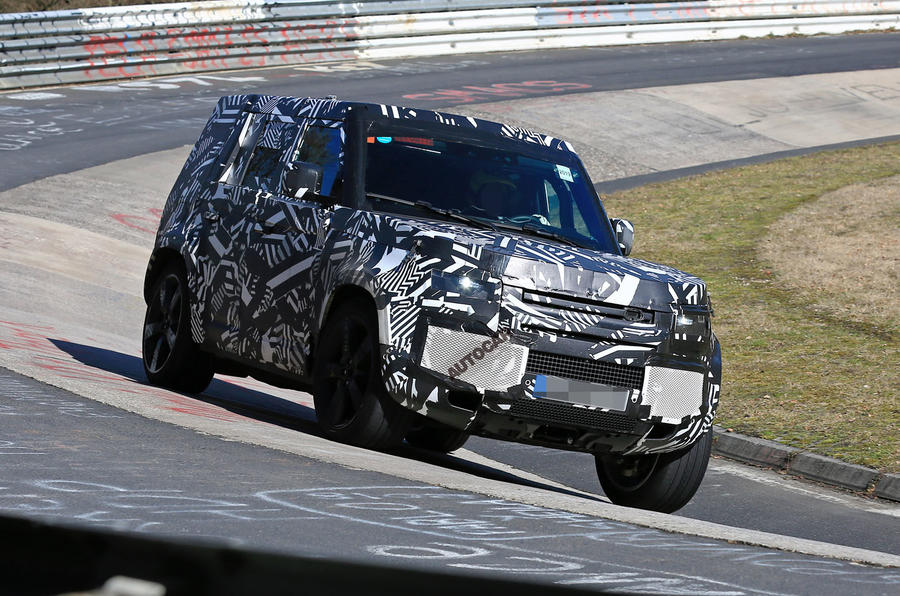 NOVO LAND ROVER DEFENDER FLAGRADO SENDO TESTADO EM NÜRBURGRING, foto 1