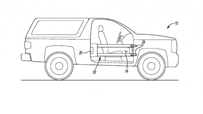 UMA PATENTE REVELA AS PORTAS DESMONTÁVEIS DO FORD BRONCO 2020, foto 1