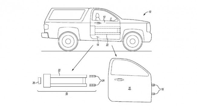 UMA PATENTE REVELA AS PORTAS DESMONTÁVEIS DO FORD BRONCO 2020, foto 2