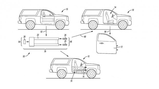 UMA PATENTE REVELA AS PORTAS DESMONTÁVEIS DO FORD BRONCO 2020, foto 3