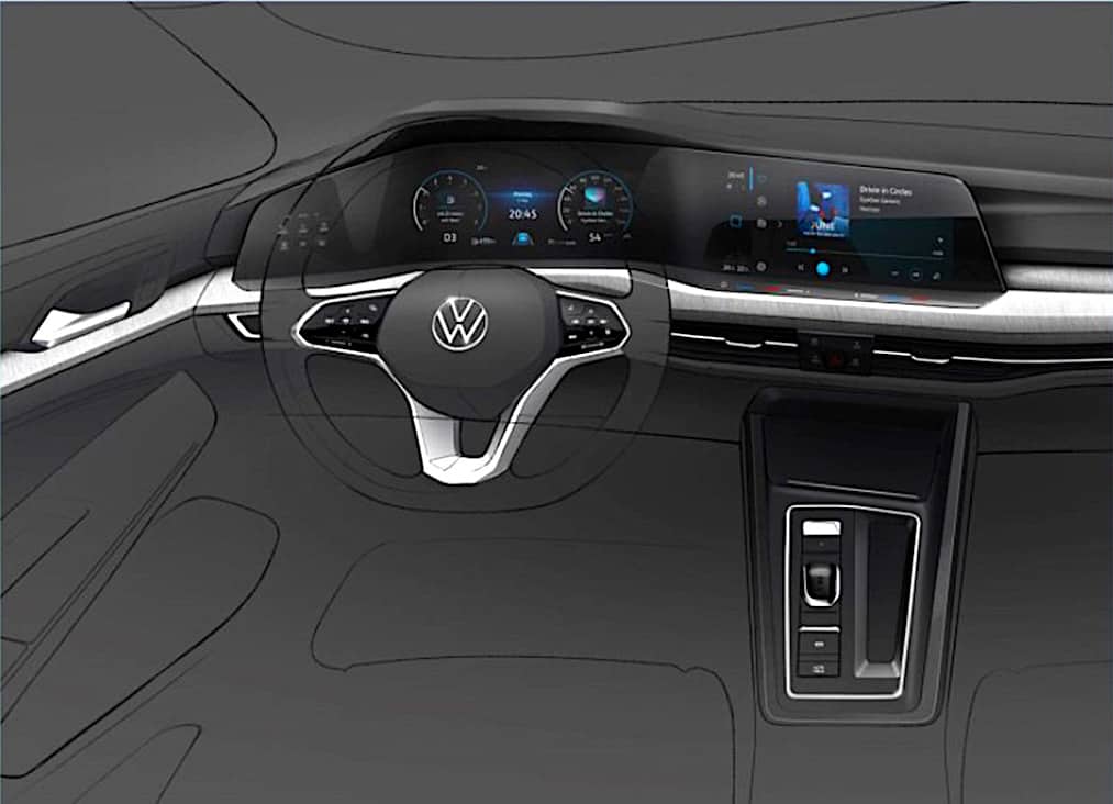 SURGEM OS PRIMEIROS ESBOÇOS OFICIAIS DO VOLKSWAGEN GOLF VIII, foto 2