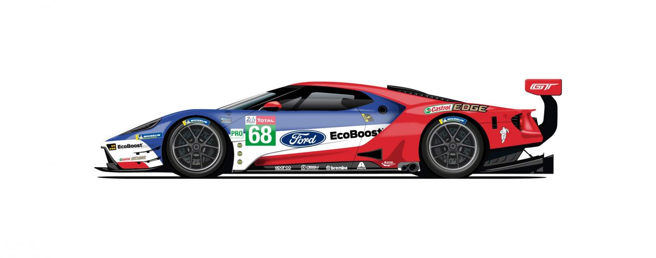 FORD PRESTA UMA HOMENAGEM A LE MANS COM DECORAÇÕES ESPECIAIS, foto 3