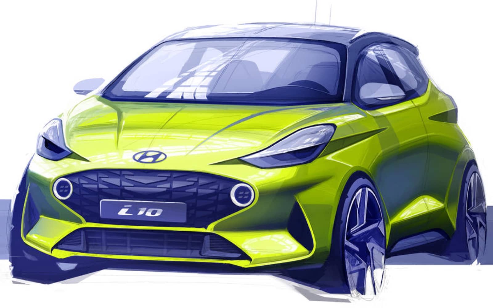 NOVO HYUNDAI i10 2020 JÁ TEM UM ESBOÇO OFICIAL, foto 1