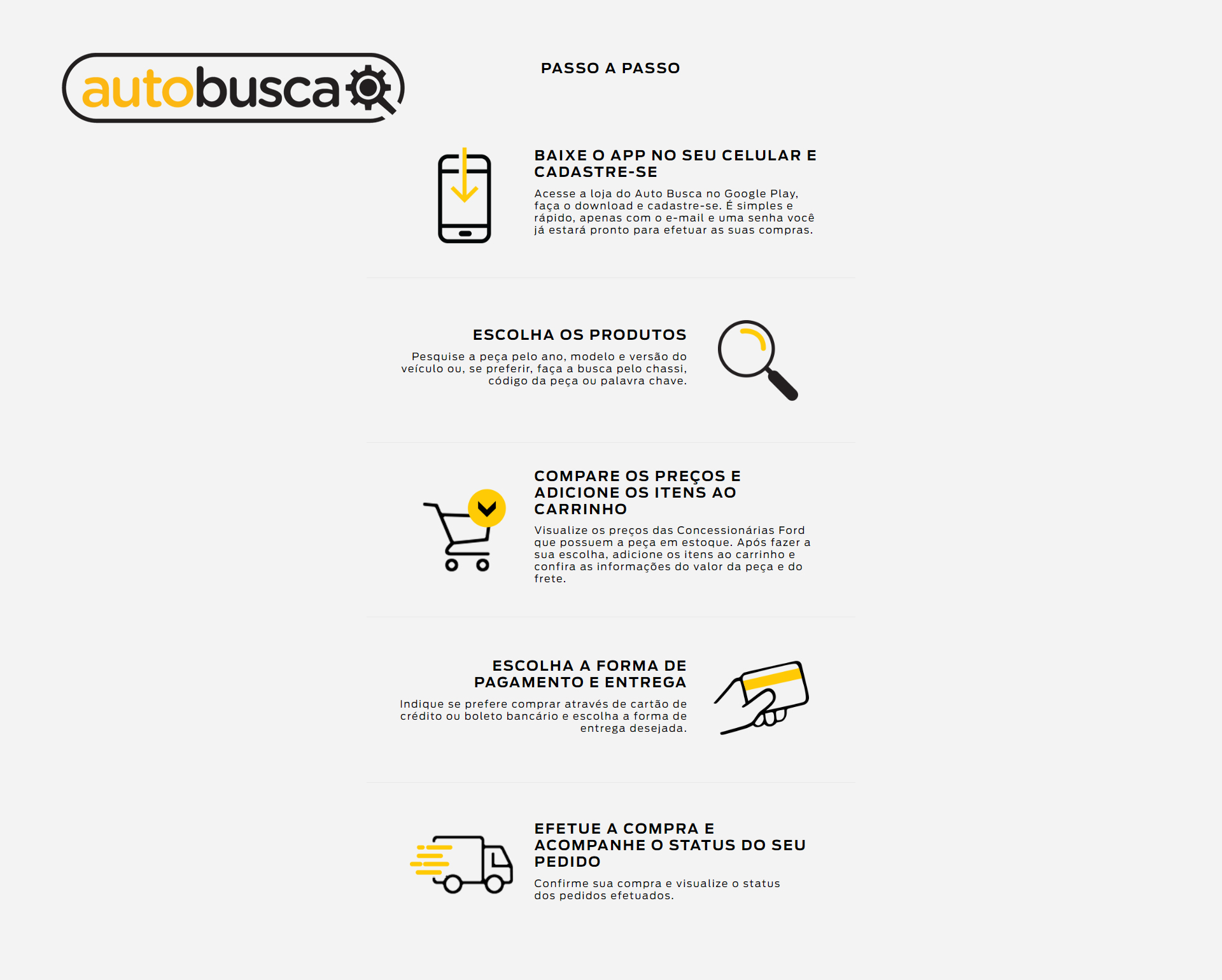 FORD LANÇA O AUTO BUSCA, APLICATIVO INÉDITO DE COMPRA DE PEÇAS PARA OFICINAS INDEPENDENTES, foto 4