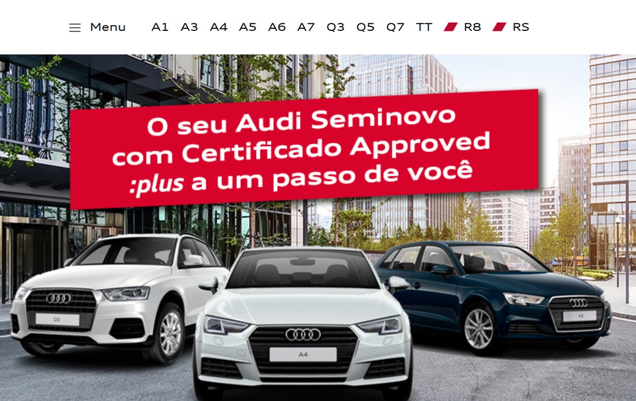 AUDI CRIA PORTAL PARA VENDAS DE VEÍCULOS SEMINOVOS COM GARANTIA ESTENDIDA, foto 1