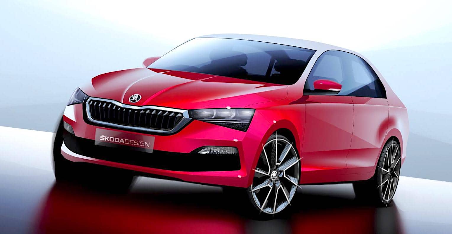 SURGEM AS PRIMEIRAS IMAGENS DO SKODA RAPID 2020, foto 1