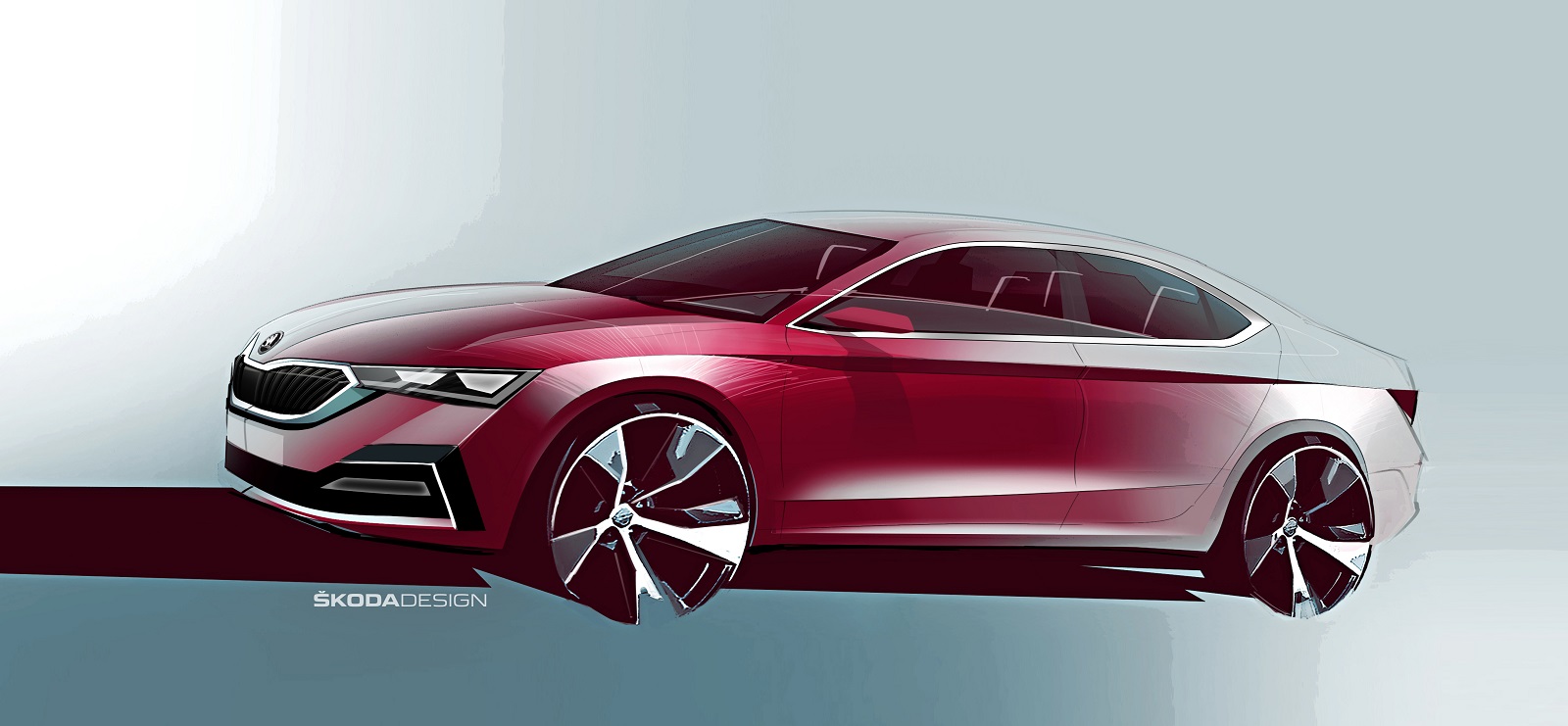 SURGEM ESBOÇOS OFICIAIS DO SKODA OCTAVIA 2020, foto 1