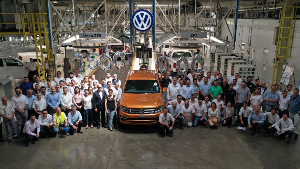 VOLKSWAGEN GROUP ARGENTINA CELEBRA 1.5 MILHÃO DE UNIDADES EM PACHECO, foto 1