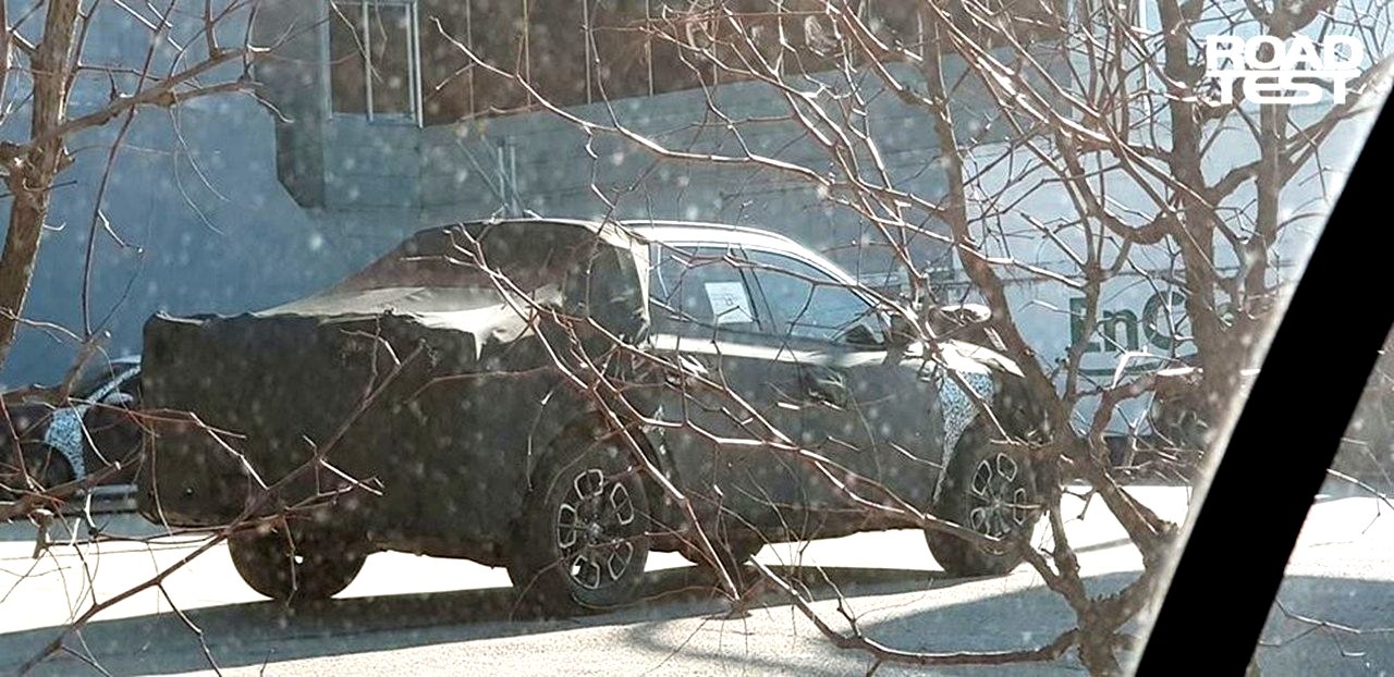 O ESPERADO HYUNDAI SANTA CRUZ VOLTA A SER FLAGRADO A PLENA LUZ DO DIA, foto 4