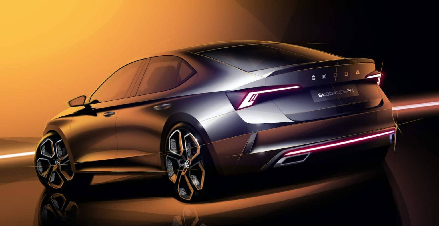 NOVO SKODA OCTAVIA RS ANTECIPADO NESTES PRIMEIROS ESBOÇOS, foto 2