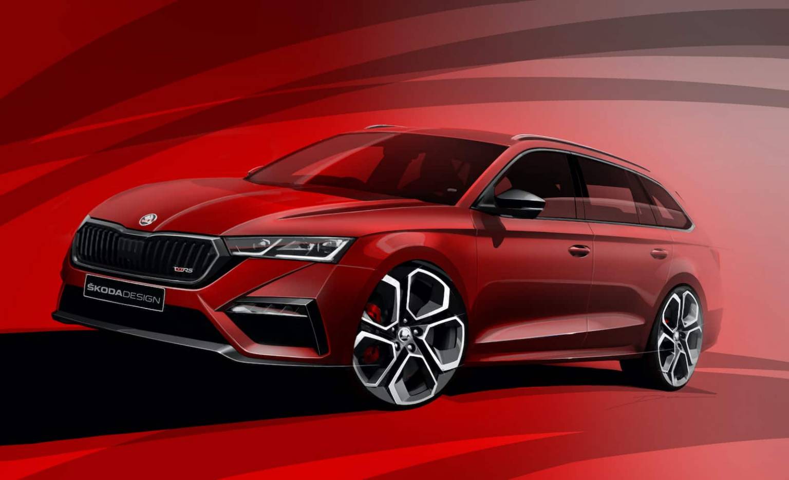 NOVO SKODA OCTAVIA RS ANTECIPADO NESTES PRIMEIROS ESBOÇOS, foto 3