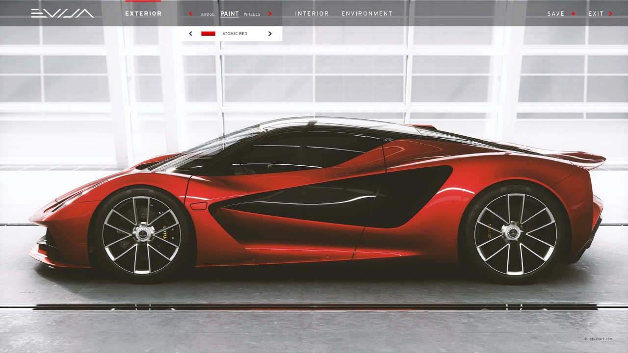 LOTUS EVIJA ESTREIA UM CONFIGURADOR DIGITAL MAIS AVANÇADO, foto 3