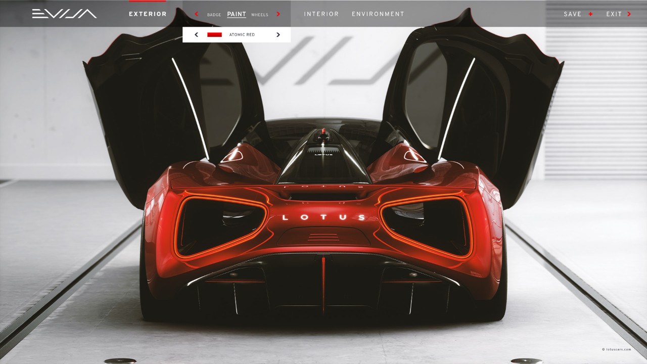 LOTUS EVIJA ESTREIA UM CONFIGURADOR DIGITAL MAIS AVANÇADO, foto 9