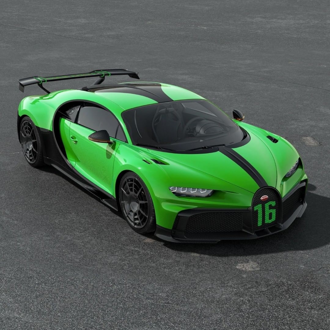 BUGATTI MOSTRA O PRIMEIRO CHIRON VERDE, foto 1