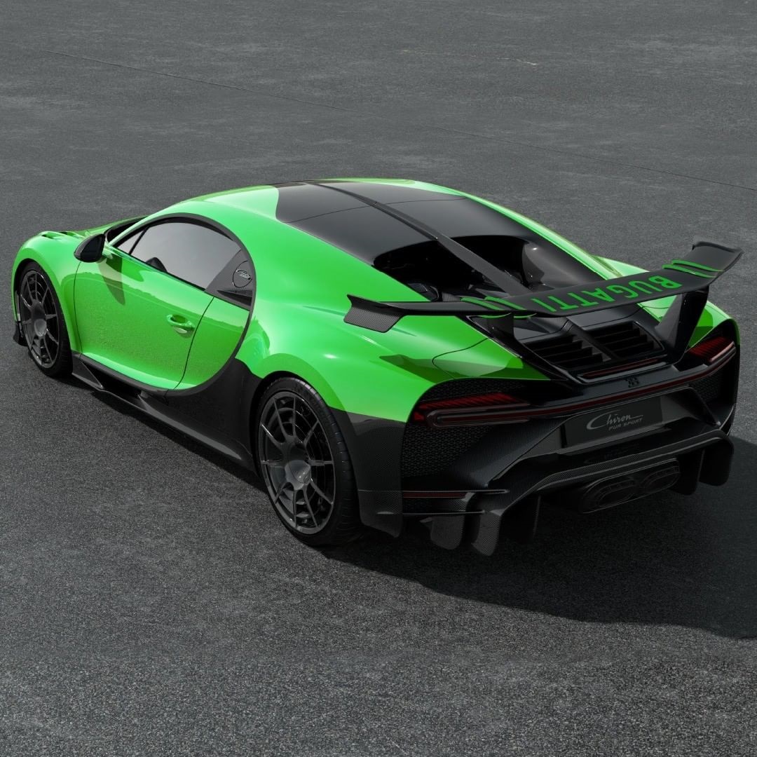 BUGATTI MOSTRA O PRIMEIRO CHIRON VERDE, foto 2