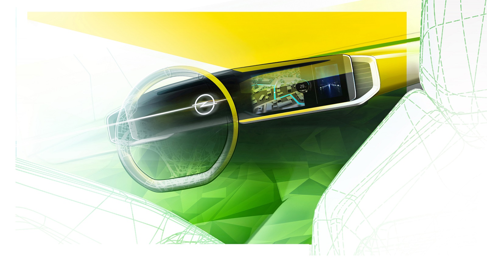 OPEL ADIANTA UM TEASER DO NOVO MOKKA COM UM AVANÇADO INTERIOR, foto 1
