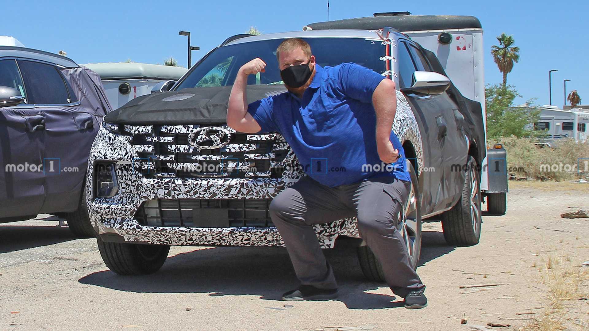 HYUNDAI SANTA CRUZ: PICK-UP COREANA SURGE COM MENOS CAMUFLAGEM, foto 6