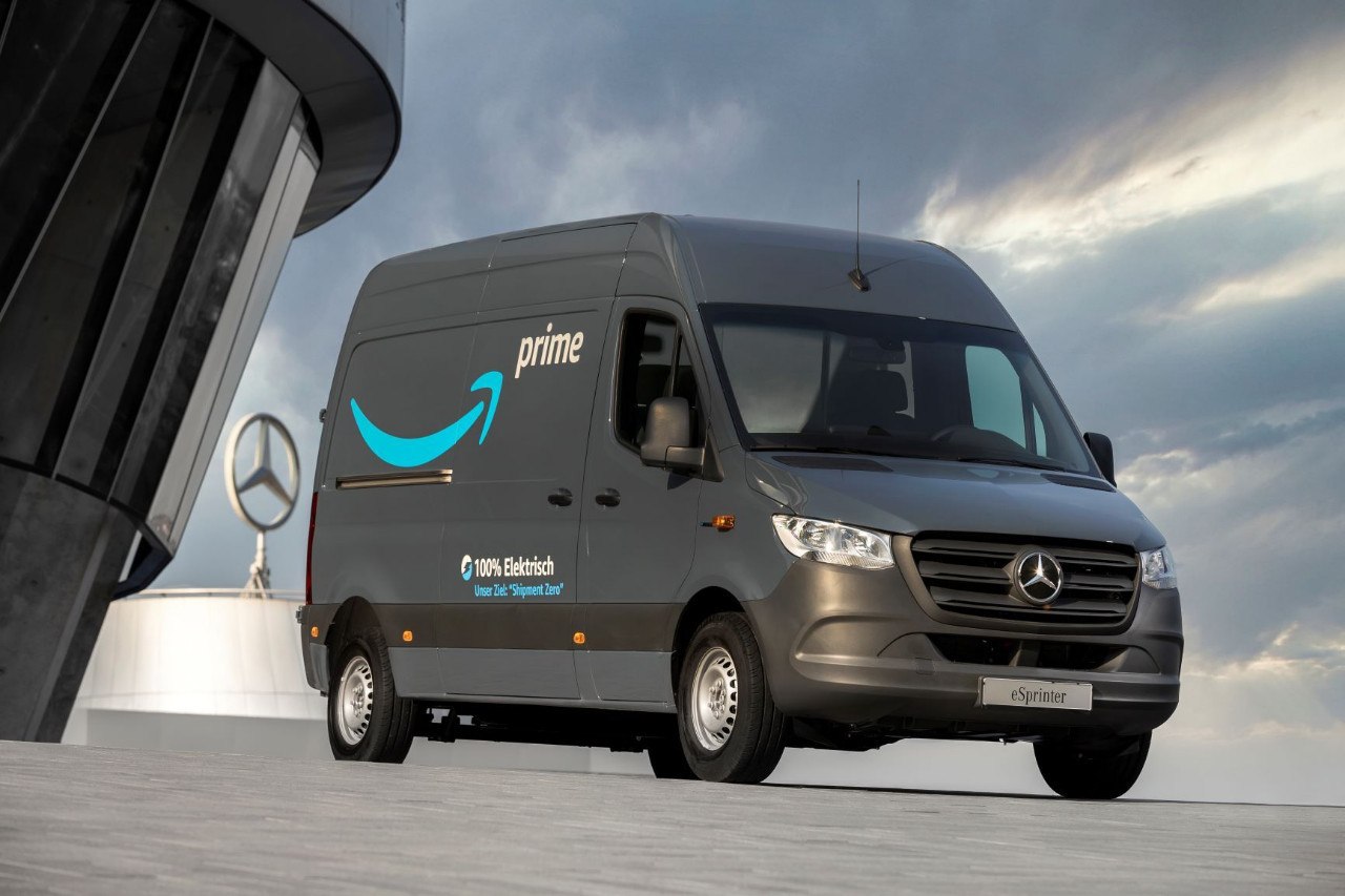 AMAZON ENCOMENDA 1.800 FURGÕES ELÉTRICOS DA MERCEDES-BENZ PARA SUA OPERAÇÃO EUROPEIA, foto 1