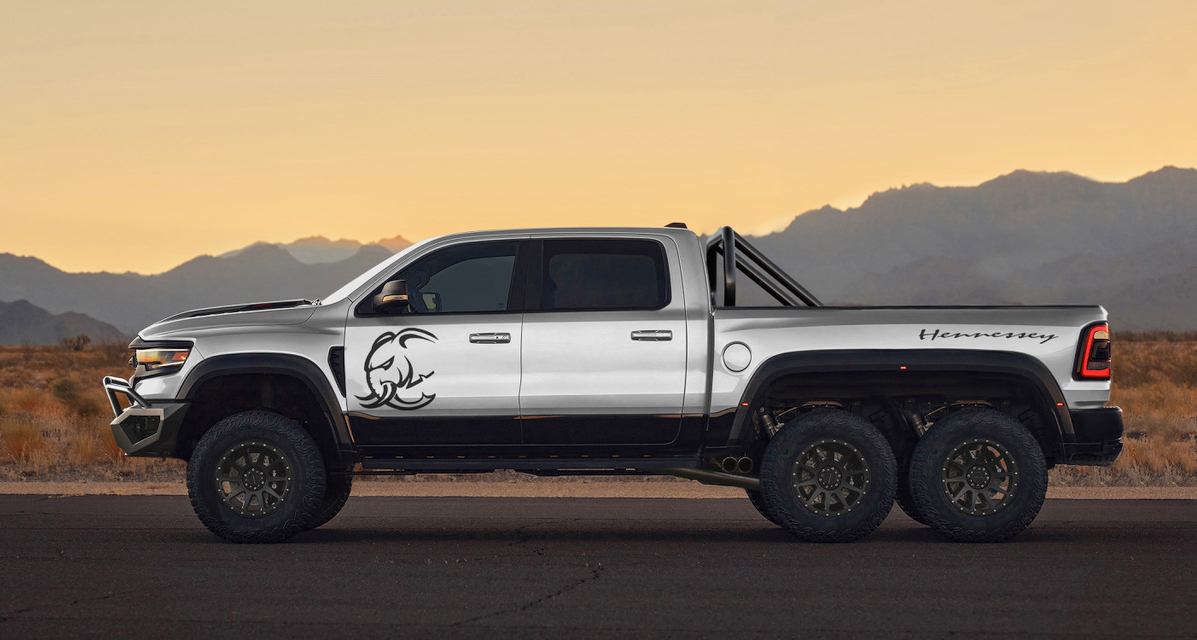 MAMMOTH 6X6 BY HENNESSEY: UM MONSTRO QUE TOMA COMO BASE A NOVA RAM 1500 TRX, foto 1