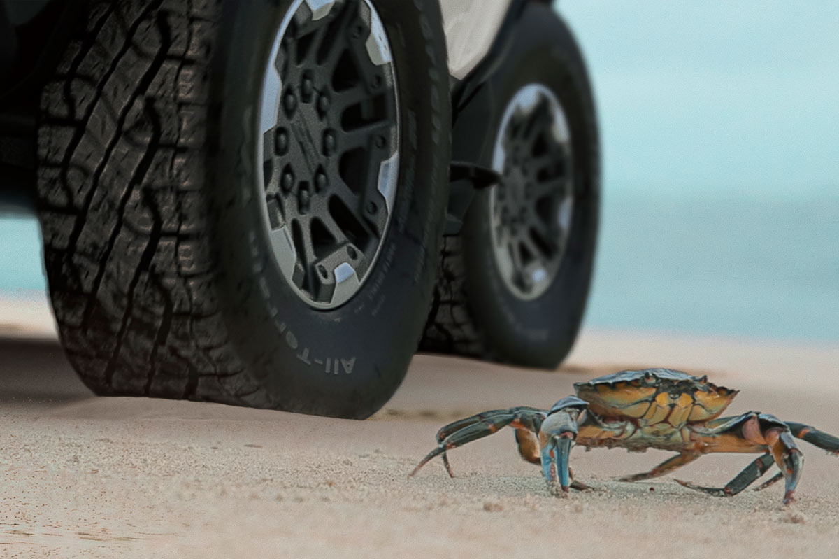 O NOVO HUMMER EV SE MOVERÁ COMO OS CARANGUEJOS: NA DIAGONAL, foto 1
