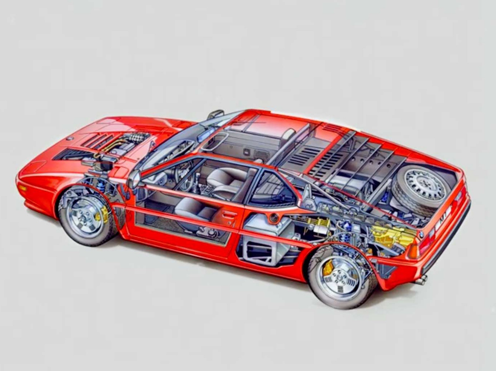 UMA ANIMAÇÃO PARA ABRIR OS OLHOS: O BMW M1 POR DENTRO, foto 1