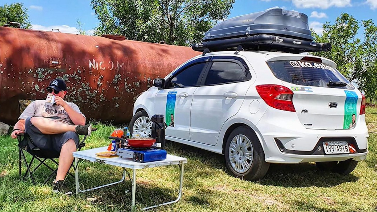 MINISSÉRIE CONTA A HISTÓRIA DE AVENTUREIRO PELA AMÉRICA DO SUL COM SEU FORD KA 1.0, foto 5