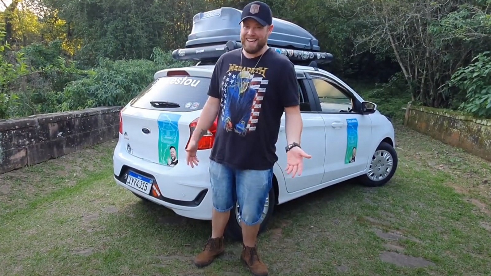 MINISSÉRIE CONTA A HISTÓRIA DE AVENTUREIRO PELA AMÉRICA DO SUL COM SEU FORD KA 1.0, foto 9