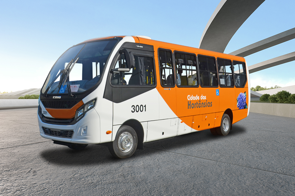 CAIO ENTREGA DOIS MICRO-ÔNIBUS NA VERSÃO URBANA COM NEW FACE PARA PETRÓPOLIS, foto 1
