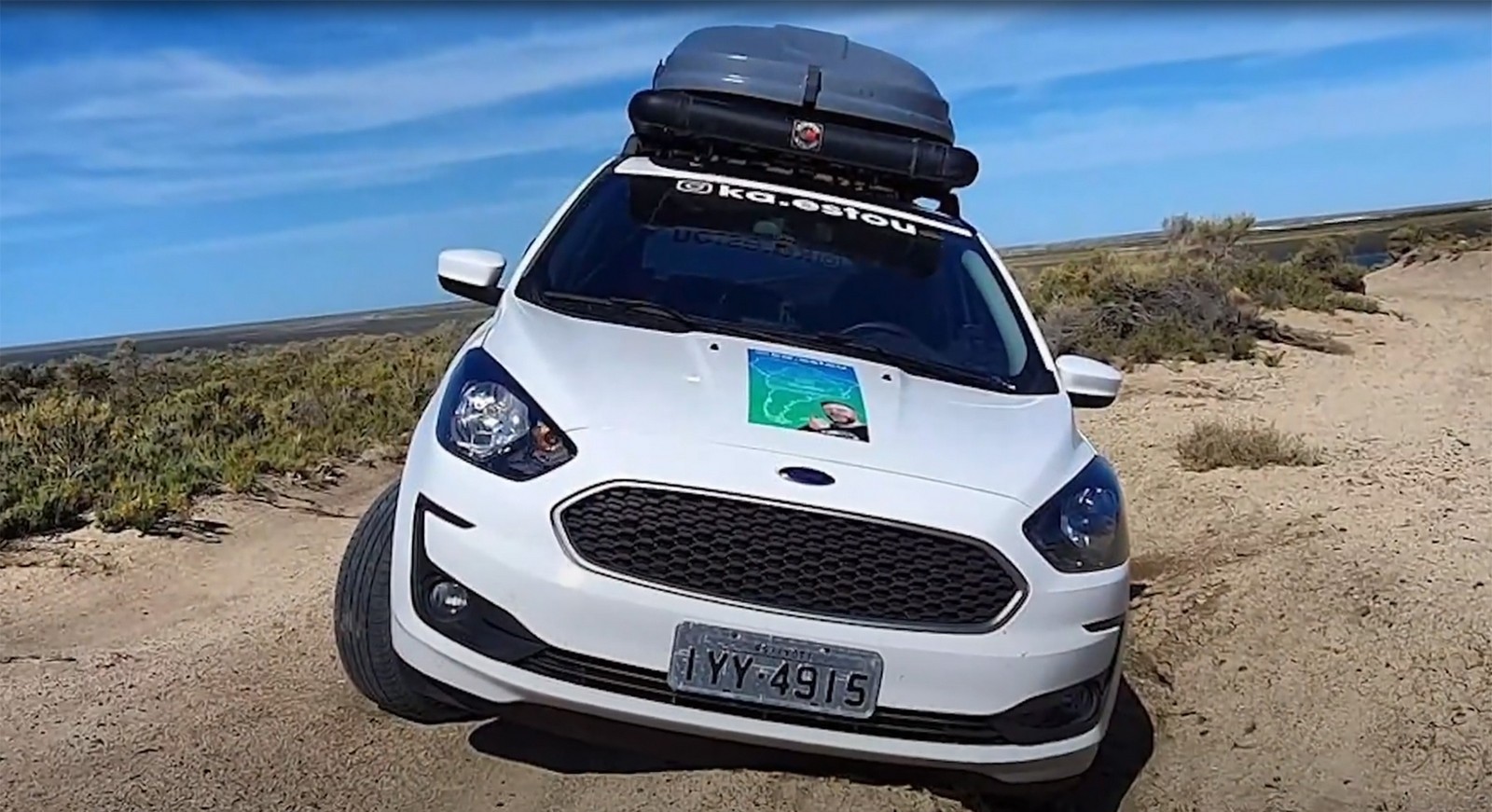 AVENTUREIRO FICA PRESO NO CHILE COM SEU FORD KA NO MEIO DA PANDEMIA, foto 1