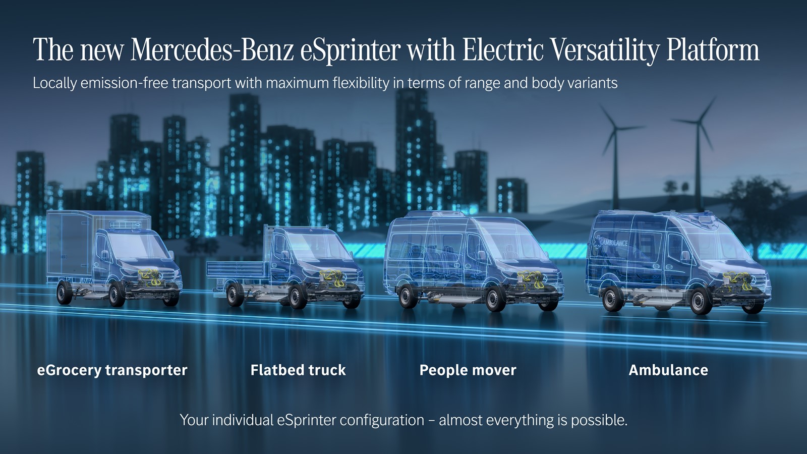 MERCEDES-BENZ VANS ANUNCIA UMA NOVA PLATAFORMA PARA FURGÕES ELÉTRICOS, foto 1