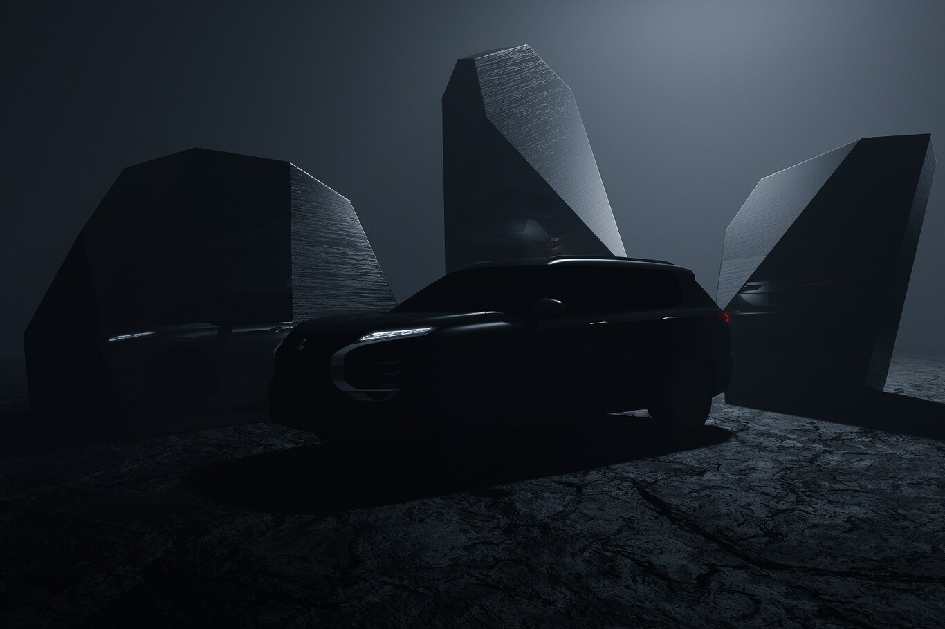 NOVO MITSUBISHI OUTLANDER 2022 APARECE EM UM PRIMEIRO TEASER OFICIAL E CONFIRMA DATA DE APRESENTAÇÃO, foto 1