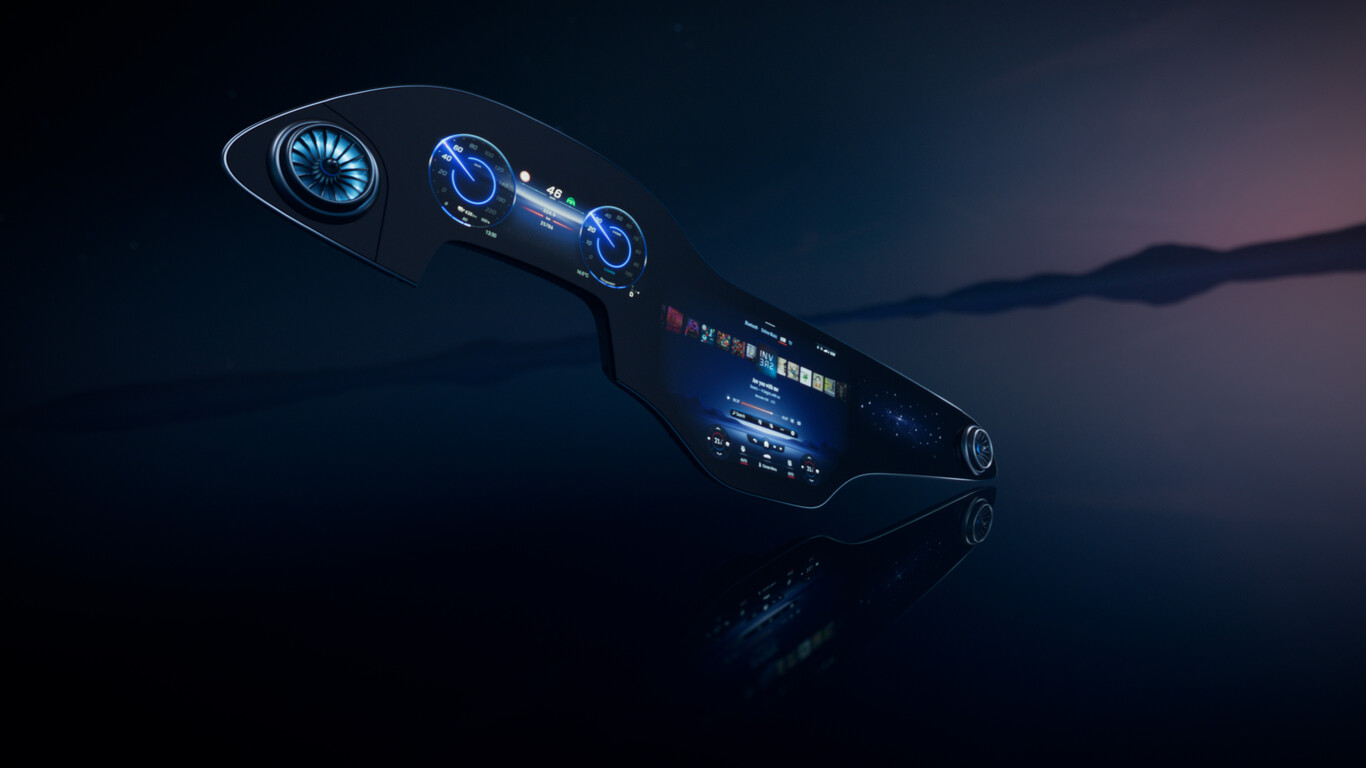 MBUX HYPERSCREEN: MERCEDES-BENZ MOSTRA O FUTURO DO SEU INFOTAINMENT A BORDO, foto 1