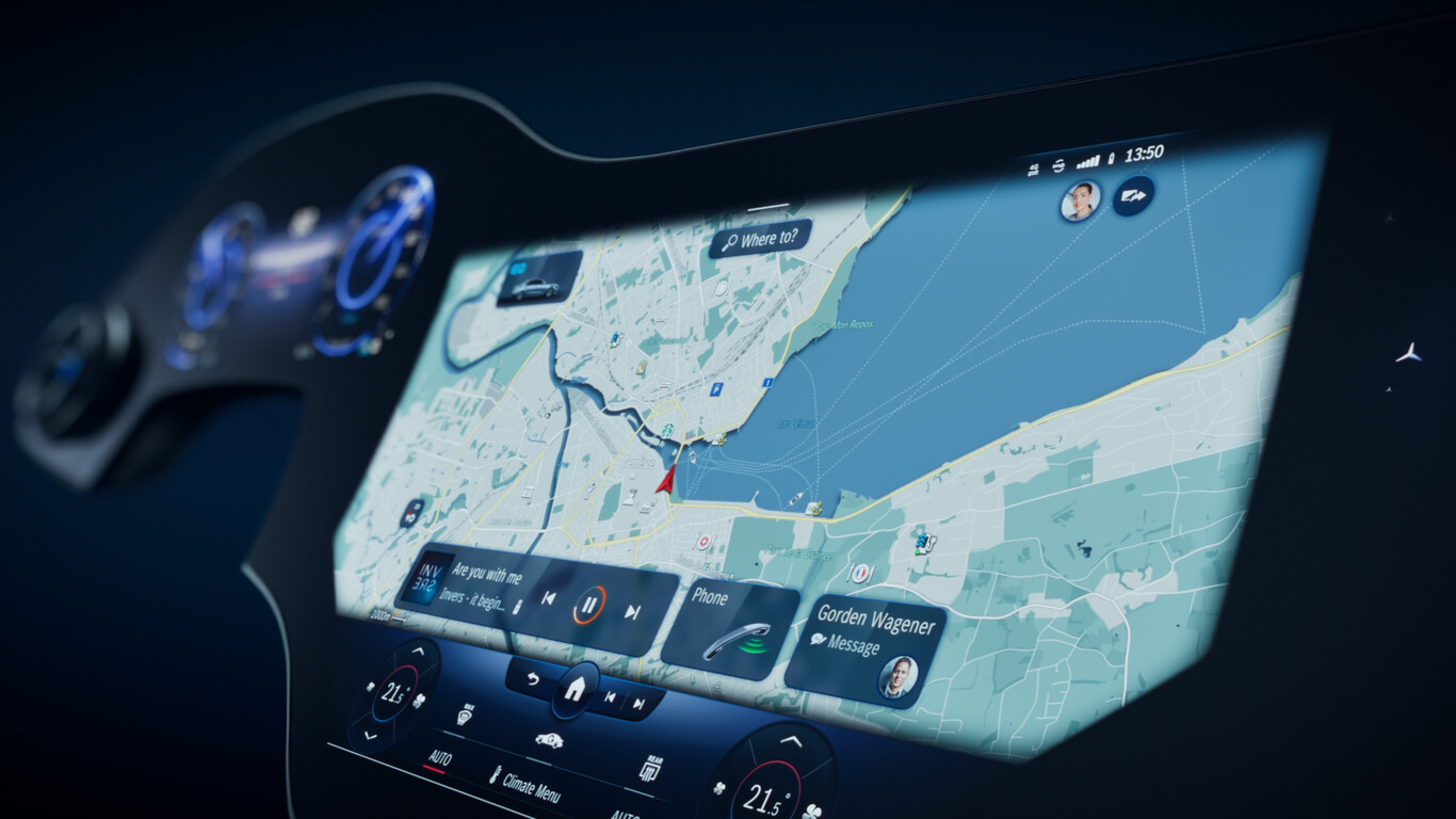 MBUX HYPERSCREEN: MERCEDES-BENZ MOSTRA O FUTURO DO SEU INFOTAINMENT A BORDO, foto 3