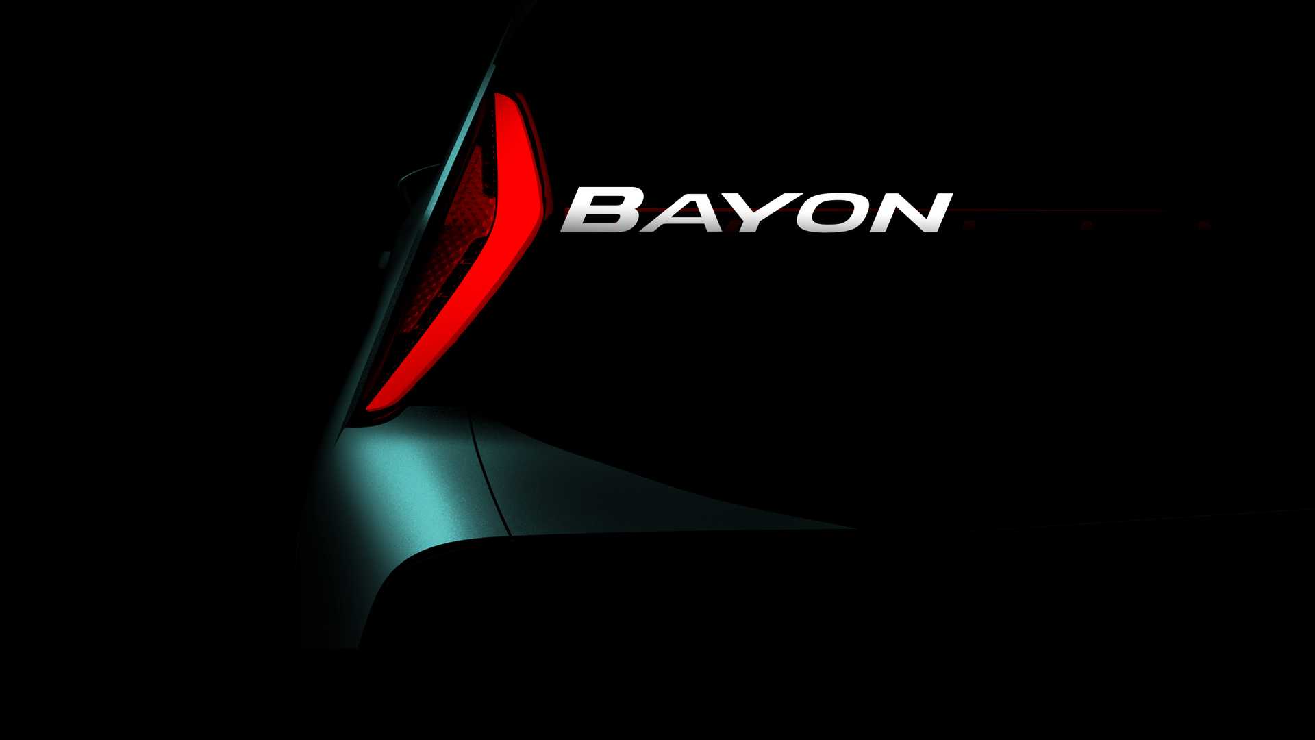 PRIMEIROS TEASERS DO HYUNDAI BAYON REVELAM SUA AFILADA FRENTE, foto 1