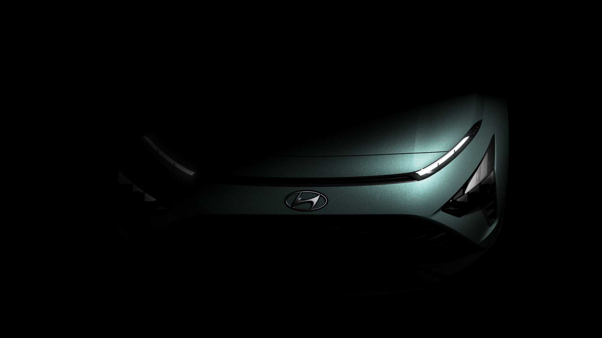 PRIMEIROS TEASERS DO HYUNDAI BAYON REVELAM SUA AFILADA FRENTE, foto 5