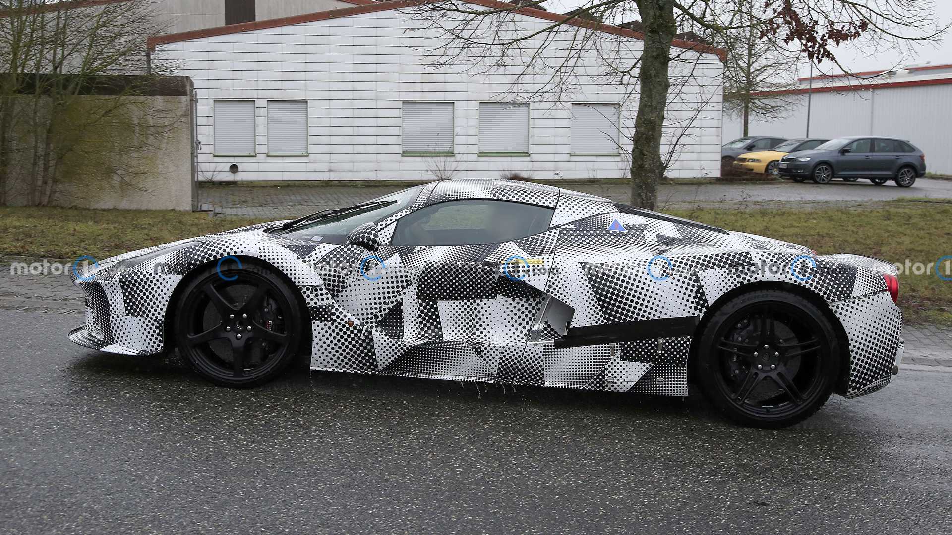 SURGEM NOVAS FOTOS FLAGRANTES DO PRÓXIMO MONSTRO DA FERRARI, foto 5
