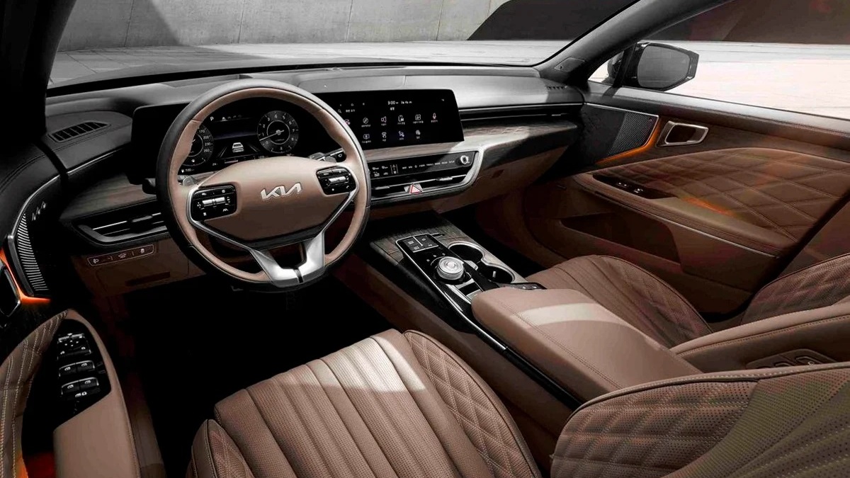 NOVO KIA K8 2022 MOSTRA PELA PRIMEIRA VEZ O SEU LUXUOSO INTERIOR, foto 1