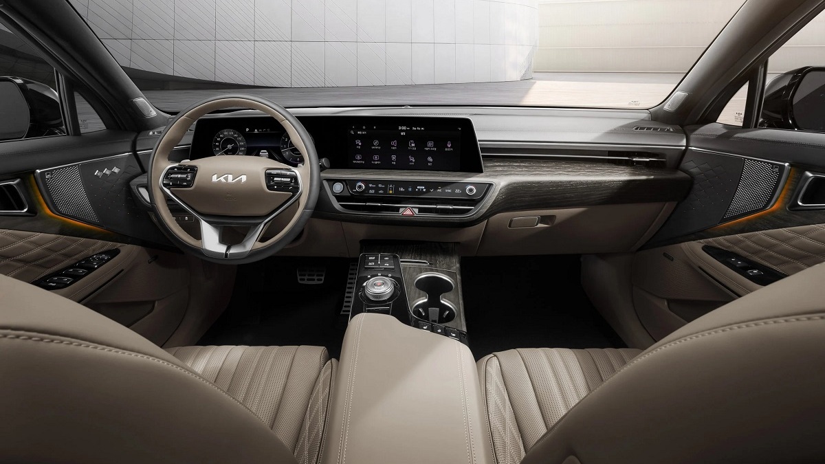NOVO KIA K8 2022 MOSTRA PELA PRIMEIRA VEZ O SEU LUXUOSO INTERIOR, foto 2