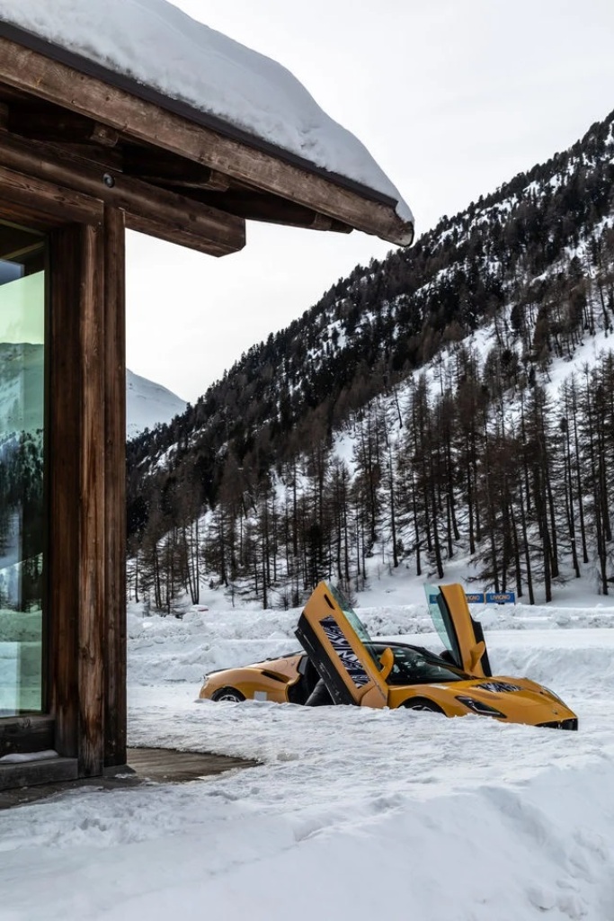 OS PROTÓTIPOS DO MASERATI MC20 ACELERAM SOBRE A NEVE, foto 5