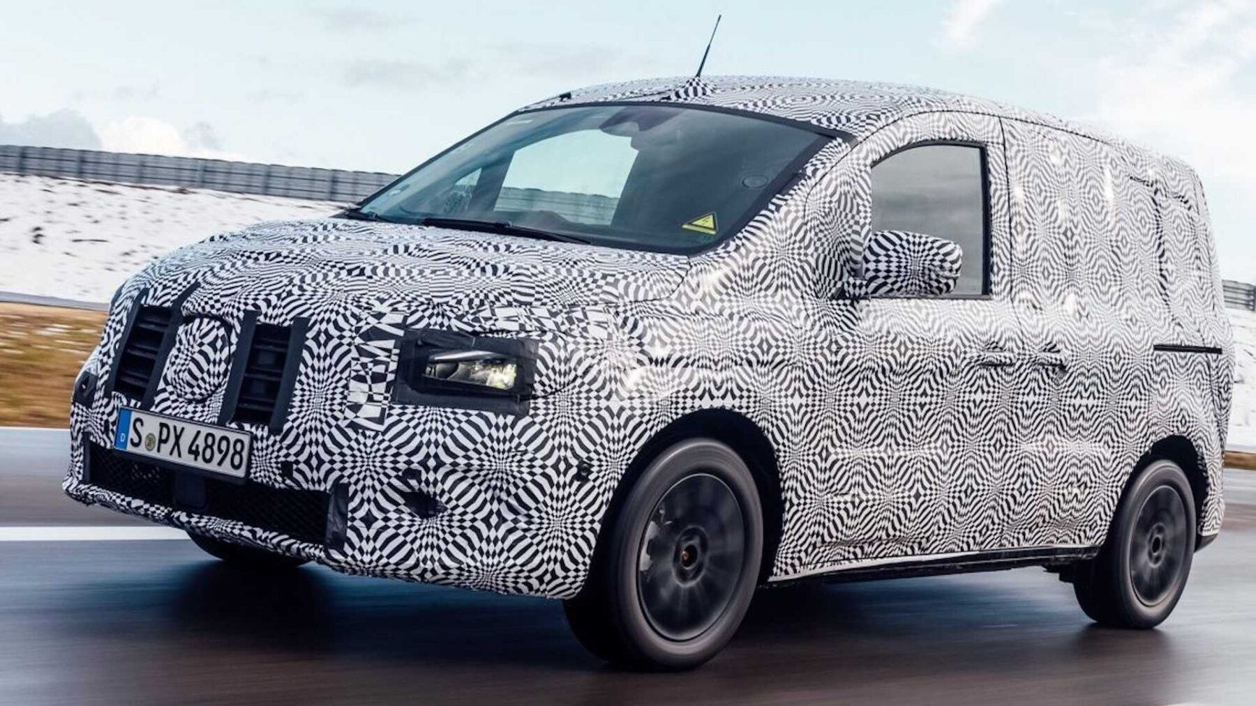 SURGEM AS PRIMEIRAS IMAGENS DO MERCEDES-BENZ eCITAN 2022, O RENAULT KANGOO COM O EMBLEMA DA ESTRELA, foto 1