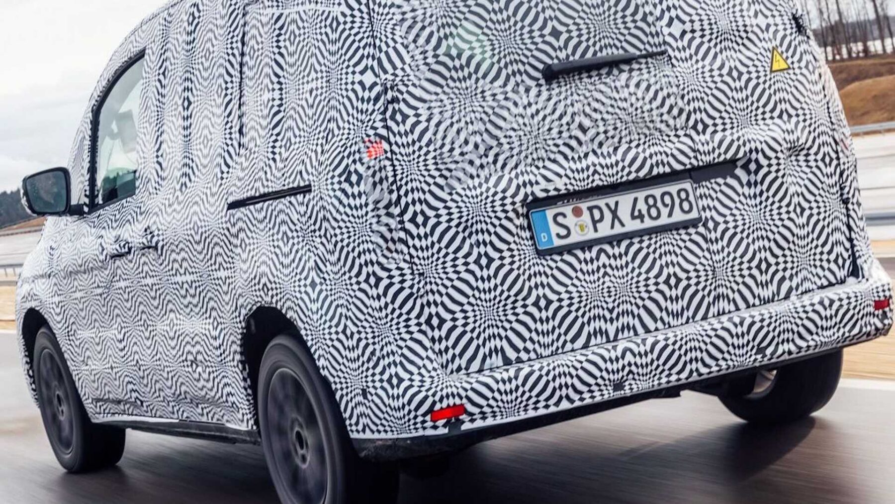 SURGEM AS PRIMEIRAS IMAGENS DO MERCEDES-BENZ eCITAN 2022, O RENAULT KANGOO COM O EMBLEMA DA ESTRELA, foto 4
