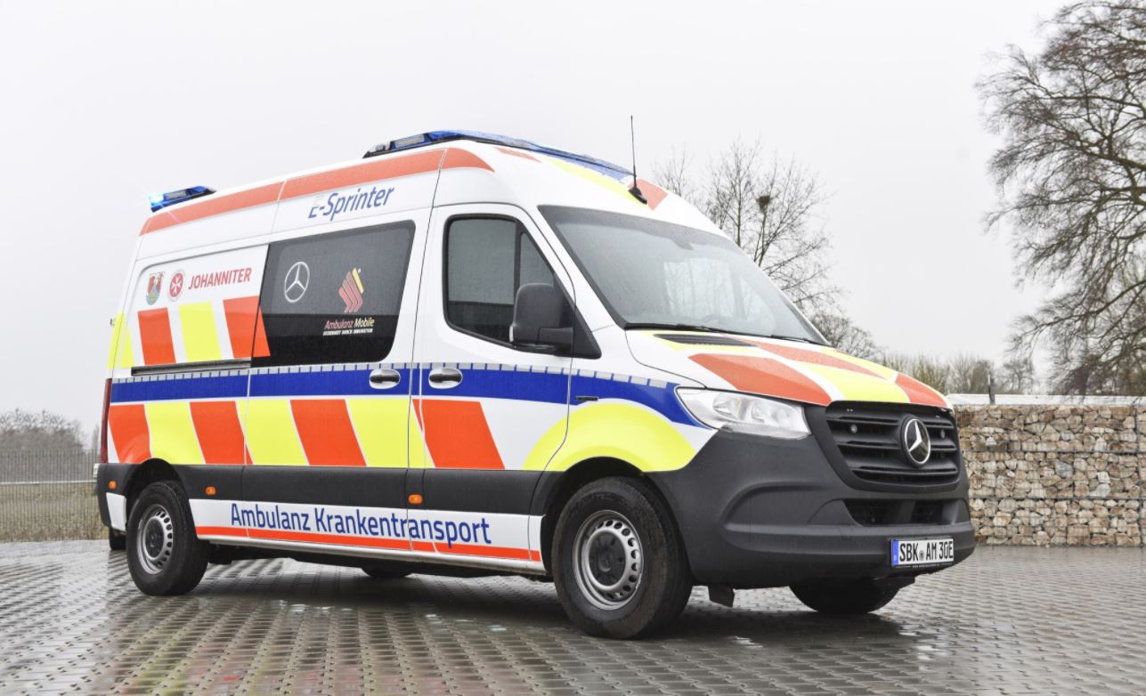 MERCEDES-BENZ ACABA DE APRESENTAR SUA PRIMEIRA AMBULÂNCIA COMPLETAMENTE ELÉTRICA, foto 1