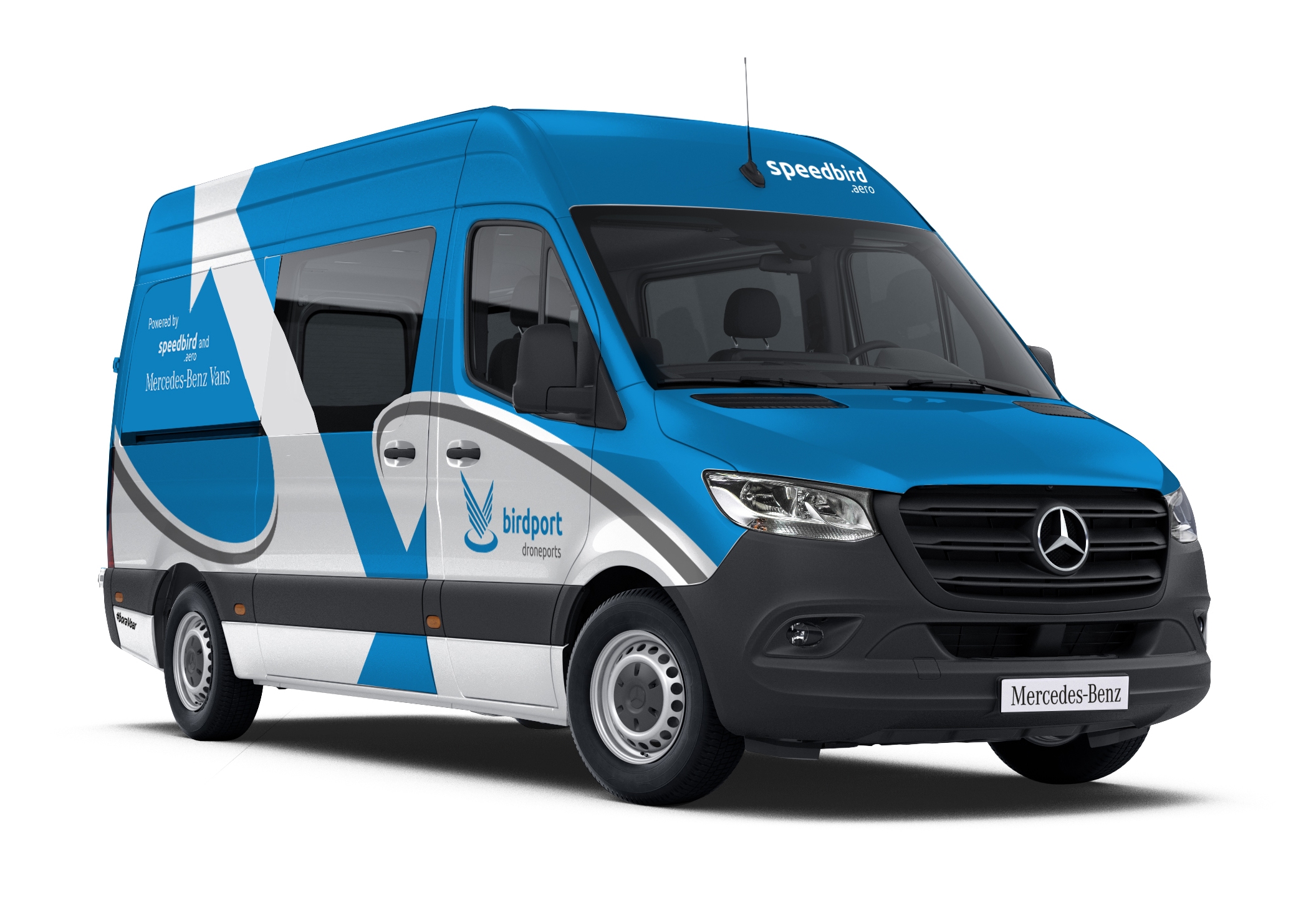MERCEDES-BENZ VANS CELEBRA PARCERIA COM A STARTUP DE DRONES SPEEDBIRD AERO, foto 1