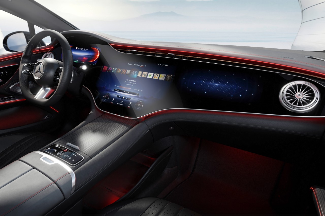 MERCEDES-BENZ REVELA O INTERIOR DO EQS COM E SEM A GRANDE TELA, foto 6
