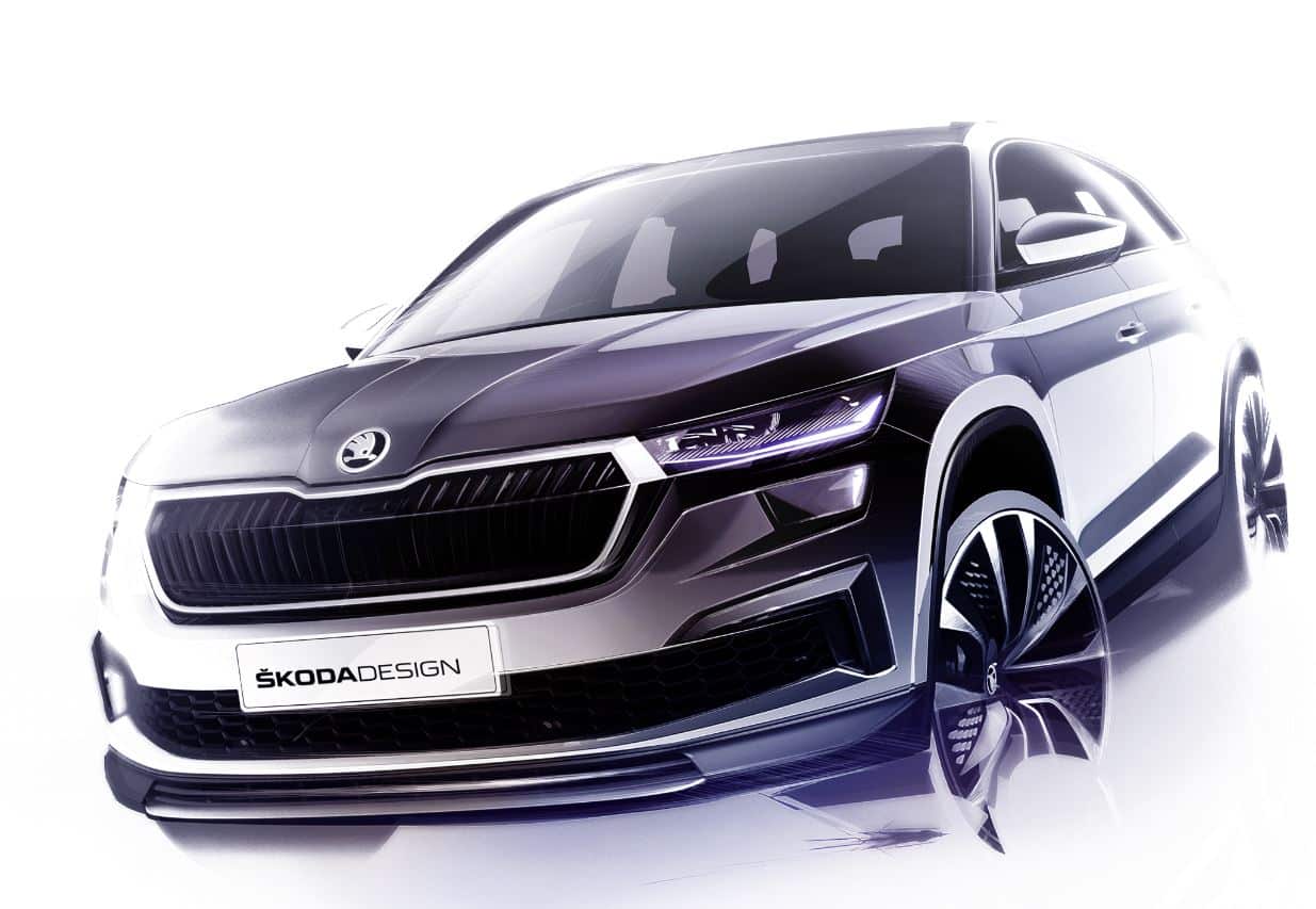 TRES IMAGENS ANUNCIAM A APRESENTAÇÃO DO FACELIFT DO SKODA KODIAQ, foto 1