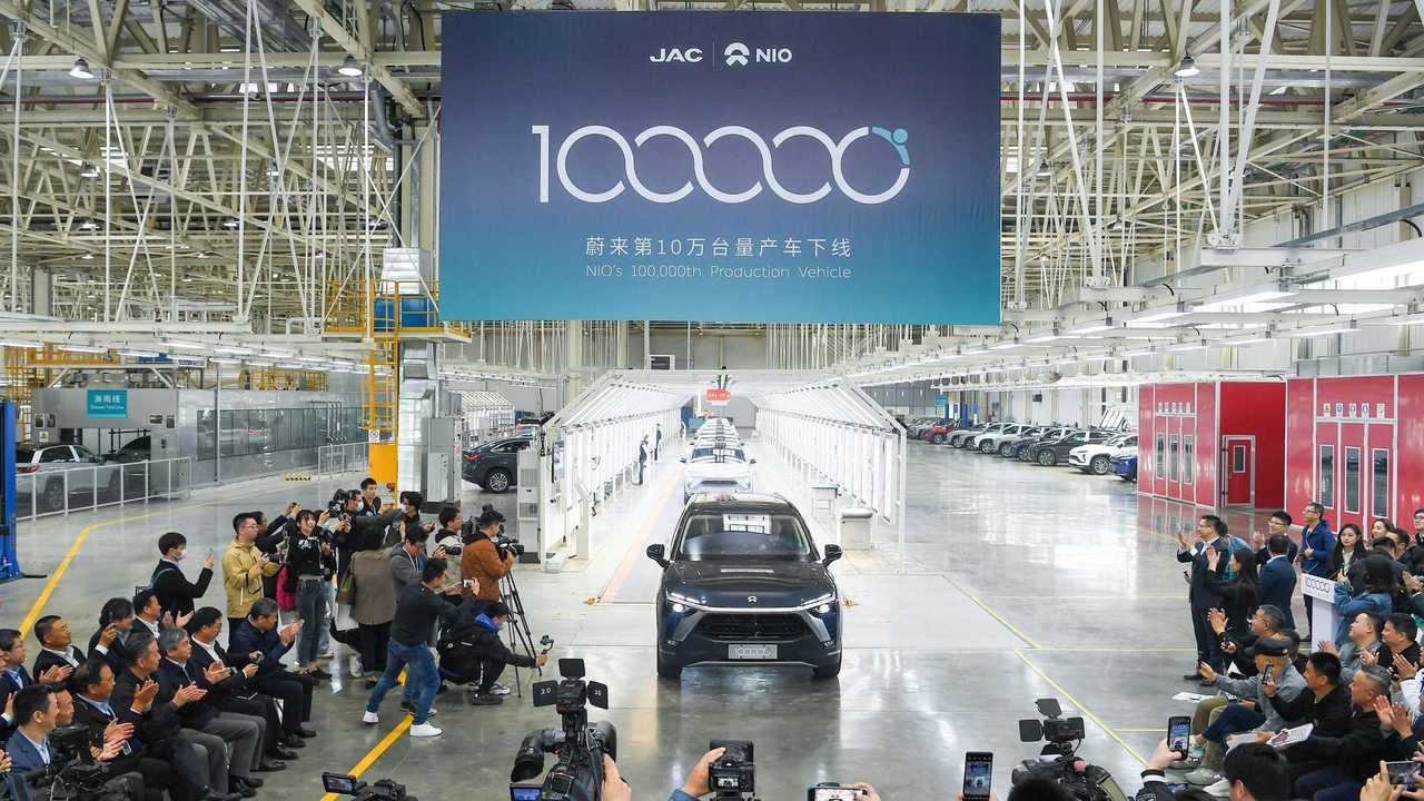 NIO FABRICA A UNIDADE Nº 100.000 DE SUA LINHA ELÉTRICA EM MENOS DE 3 ANOS, foto 1