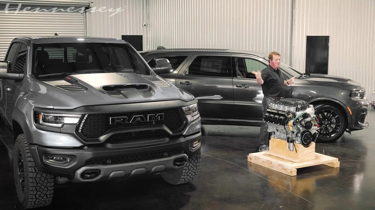 NOVOS RAM 1500 TRX E DURANGO SRT DA HENNESSEY TERÃO O BRUTAL MOTOR V8 HELLEPHANT COM MAIS DE 1.000 CV, foto 2